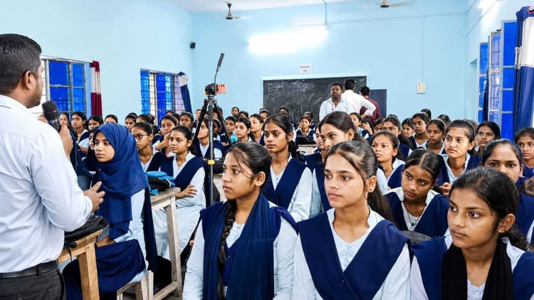 सांसद ने ऑनलाइन क्लास का किया शुभारंभ
