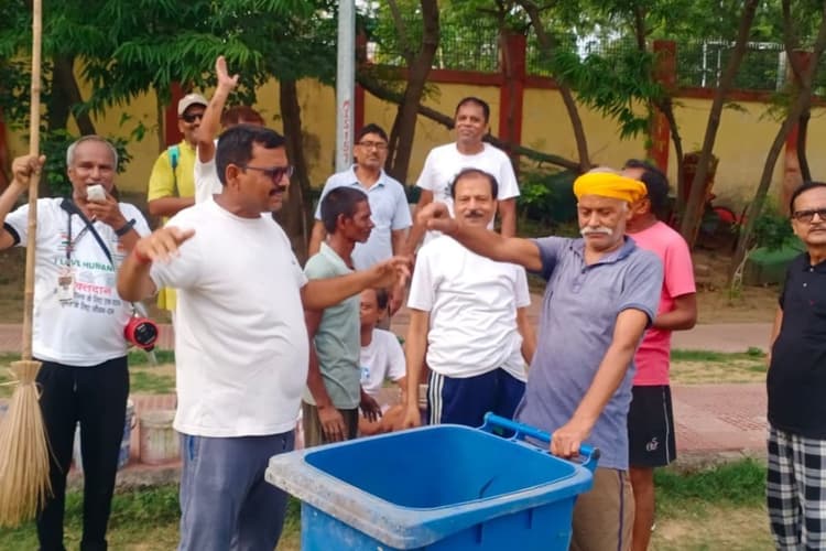 भागलपुर में पर्यावरण संरक्षण को लेकर प्रबुद्धजनों ने चलाया अभियान