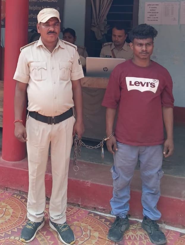 कट्टा, कारतूस के साथ युवक गिरफ्तार