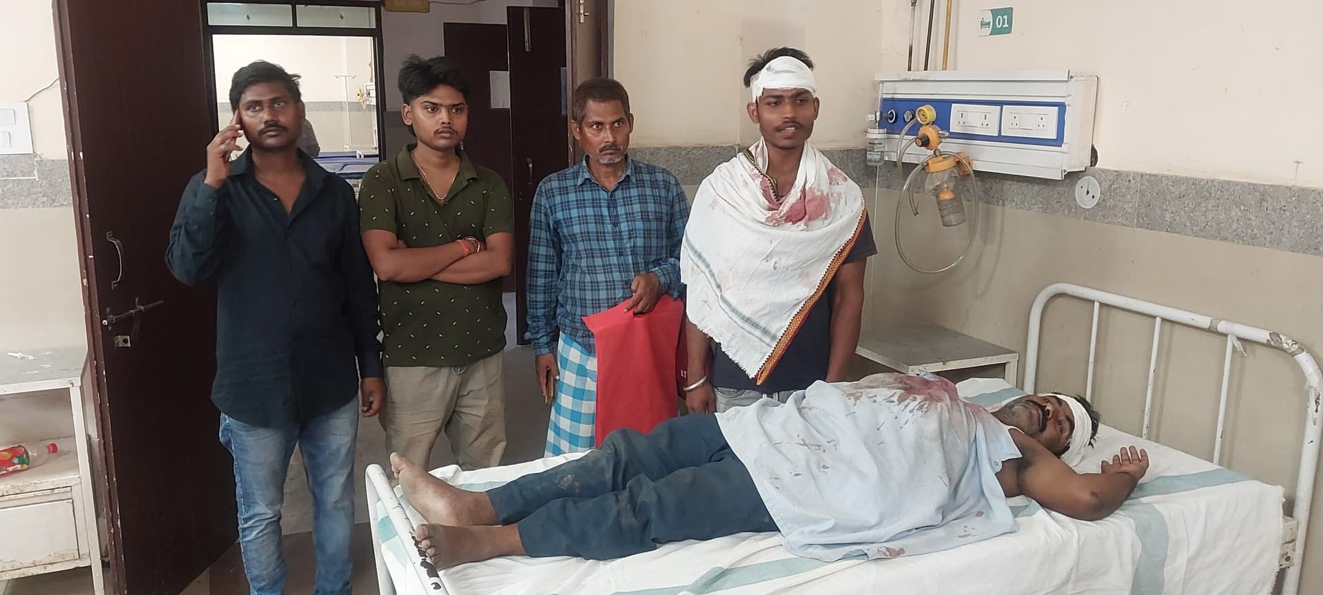 आढ़त खाली नहीं करने पर किरायेदार की बेरहमी से पिटाई