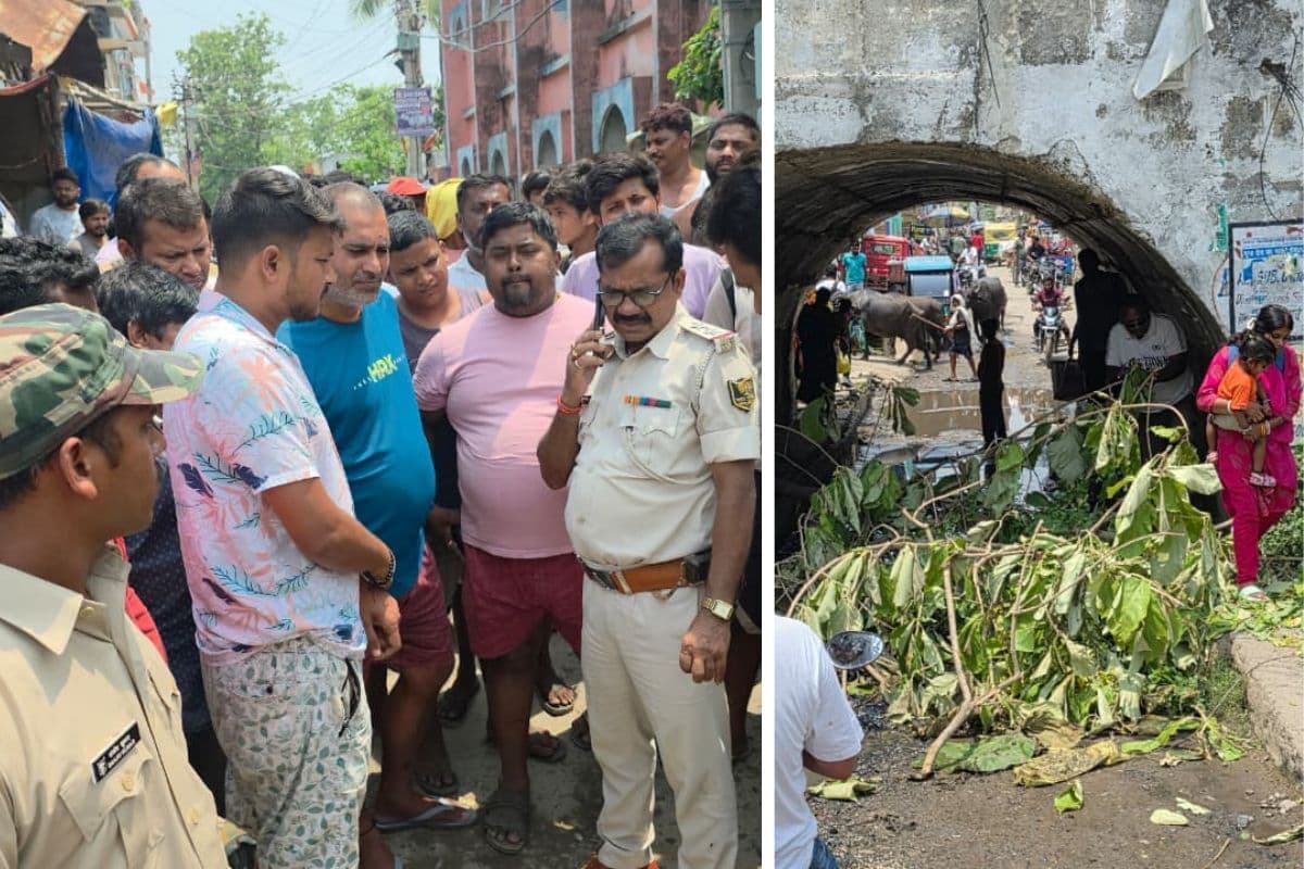 नाथनगर में 60 घंटे बाद भी नहीं आयी बिजली, लोगों का फूटा गुस्सा, सड़क जाम कर किया प्रदर्शन