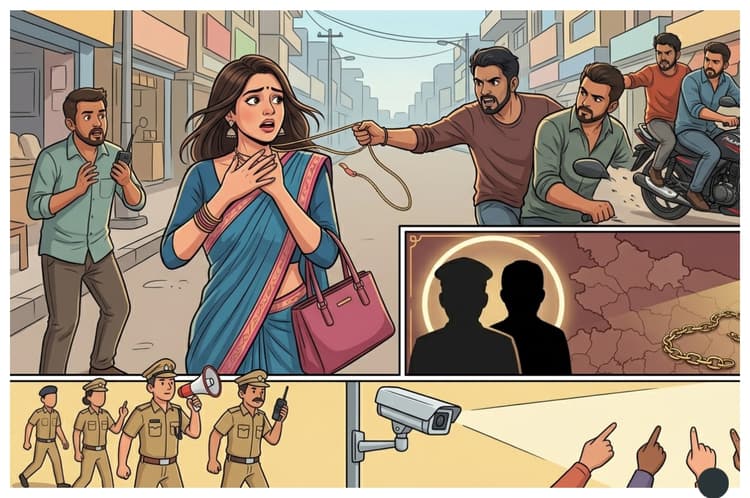 मधुबनी: झंझारपुर में दिनदहाड़े चेन स्नैचिंग, बैंककर्मी की सोने की चेन झपटी