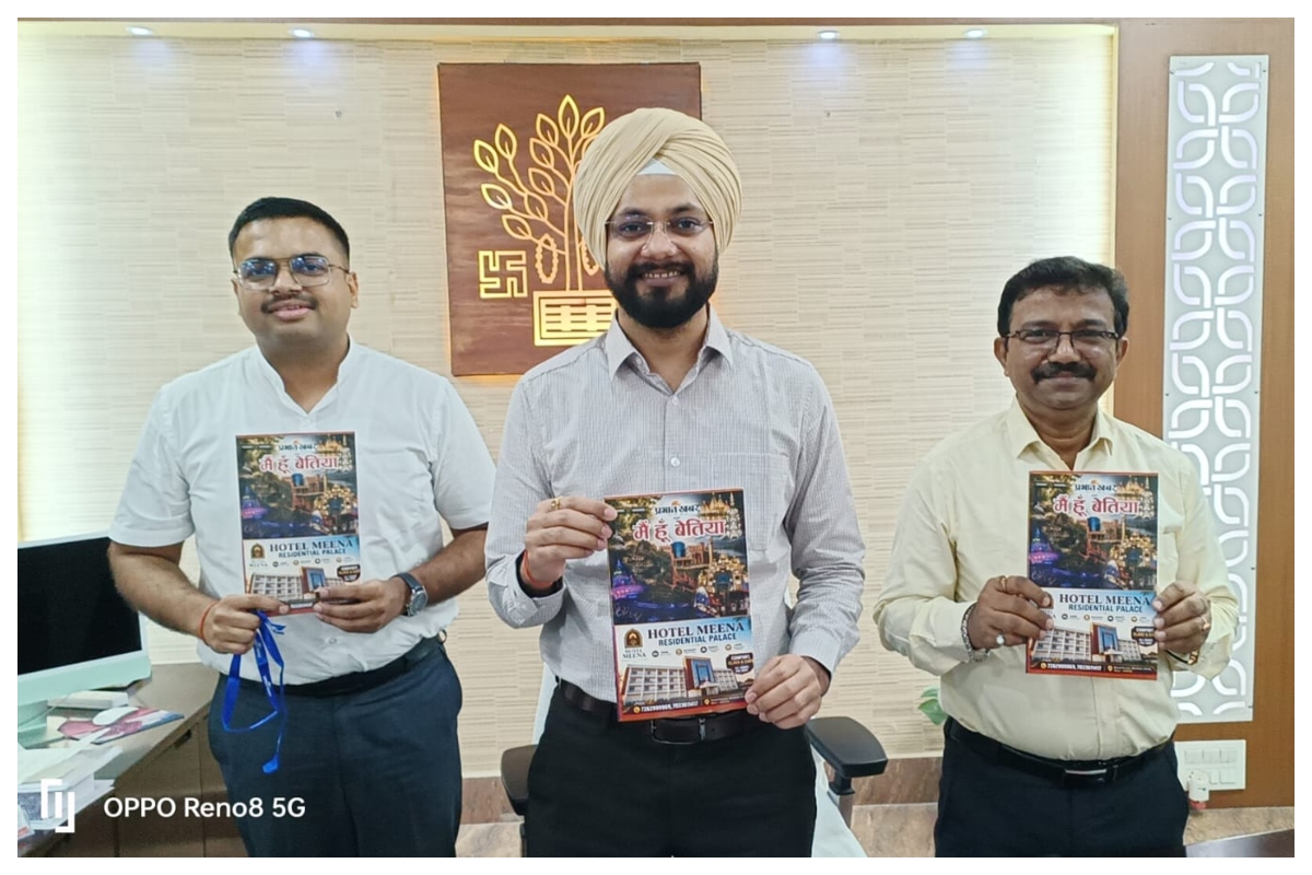 Officials launching Main Hoon Bettiah fourth edition book Officials launching Main Hoon Bettiah fourth edition book