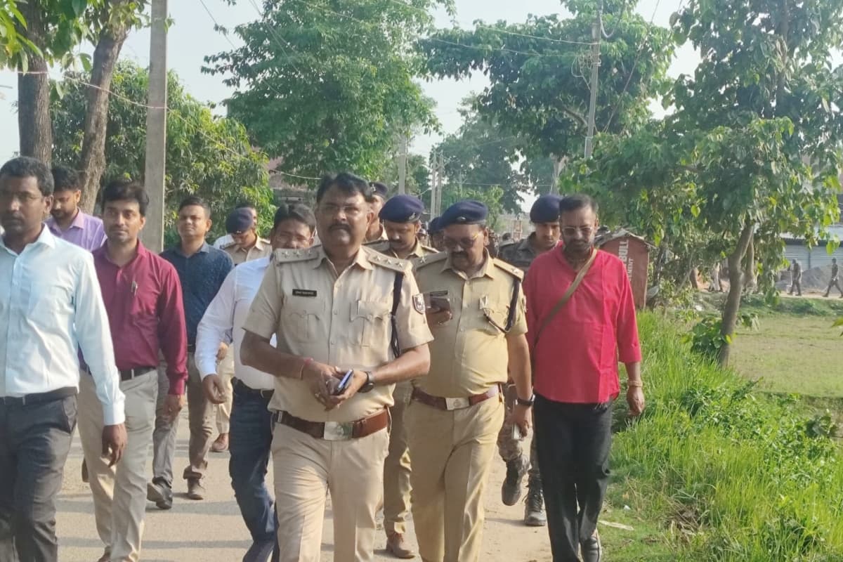Motihari: भंडार में मूर्ति विसर्जन को लेकर हाई अलर्ट, 52 जगहों पर पुलिस तैनात