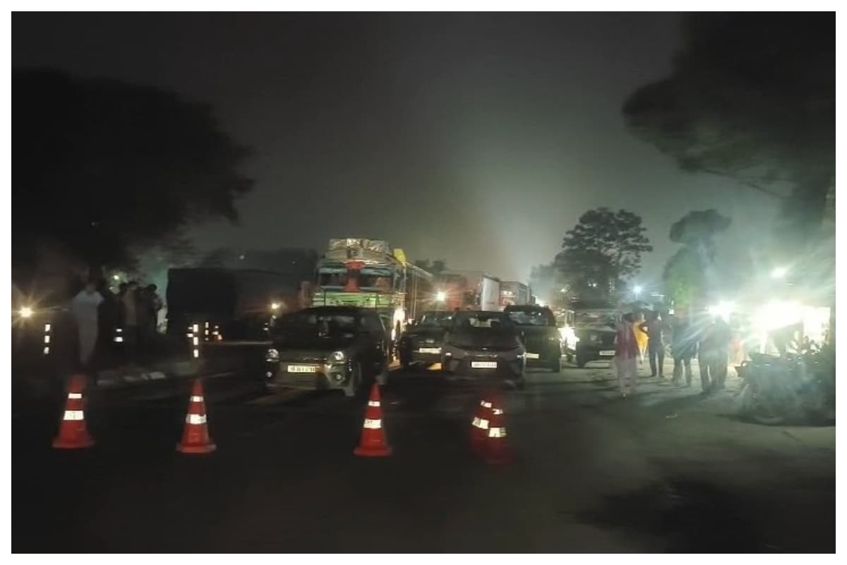 motihari-kotwa-nh-27-road-accident-truck-hits-bike-one-dead-protest-highway-jam