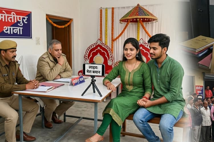 मुजफ्फरपुर: मोतीपुर में ‘अपहरण’ केस पलटा, युवती ने वीडियो जारी कर बताया प्रेम विवाह