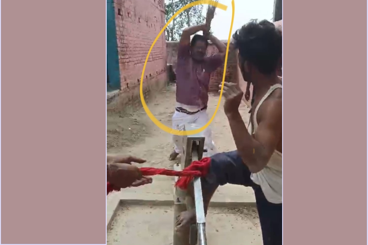 Motihari: पताही में युवक को चापाकल से बांधकर पिटाई का वीडियो वायरल, जांच की मांग