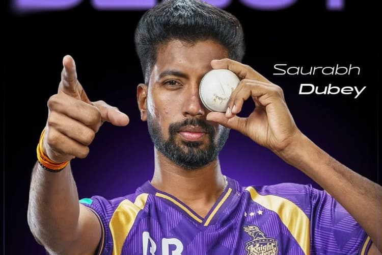 0 विकेट फिर भी KKR में एंट्री, वरुण चक्रवर्ती की जगह लेने वाले कौन हैं सौरभ दुबे