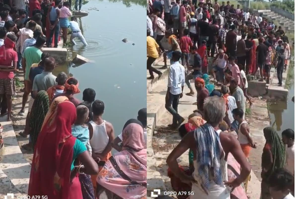 सीतामढ़ी: बेलसंड मंदिर के पोखर में तैरता मिला युवक का शव, इलाके में सनसनी
