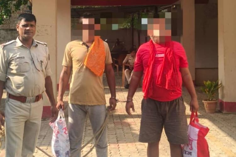 नवादा के रजौली में फर्जी ई-चालान का भंडाफोड़, पत्थर लदे दो ट्रक जब्त; चालक भेजे गए जेल