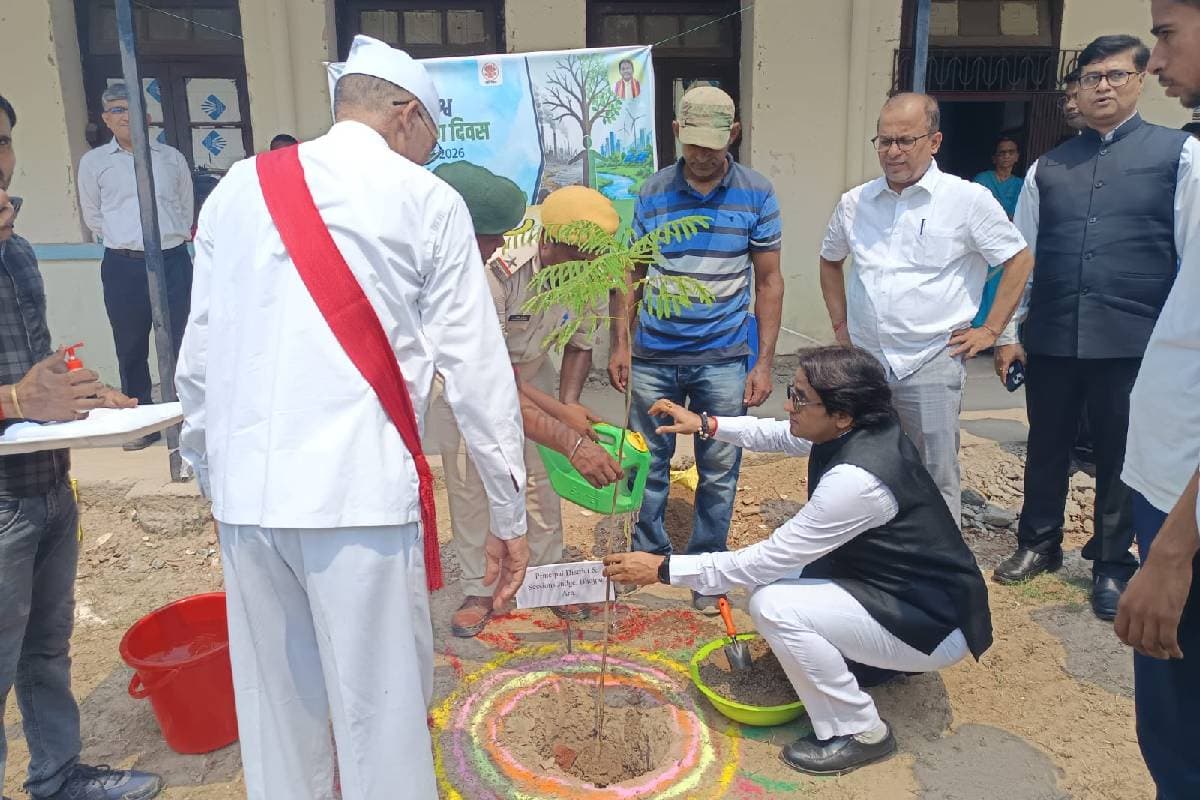 विश्व पर्यावरण दिवस: आरा कोर्ट परिसर और स्कूल में हुआ पौधारोपण, DLSA ने दिया पर्यावरण संरक्षण का संदेश
