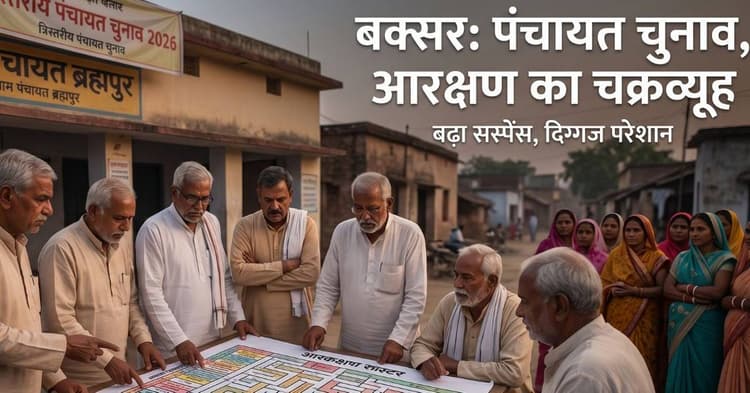 बक्सर में पंचायत चुनाव से पहले बढ़ी बेचैनी, आरक्षण रोस्टर में उलझे दिग्गज पड़ोस में तलाश रहे जमीन