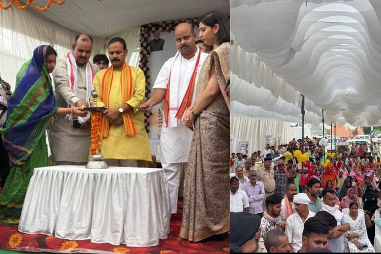 बक्सर में प्रभारी मंत्री नंद किशोर राम ने सहयोग शिविर का किया उद्घाटन, 128 आवेदनों पर हुई सुनवाई