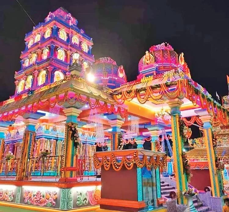 Nawada News. गोवर्धन मंदिर में आज महायज्ञ में जुटेंगे भक्त, करेंगे दर्शन-पूजन