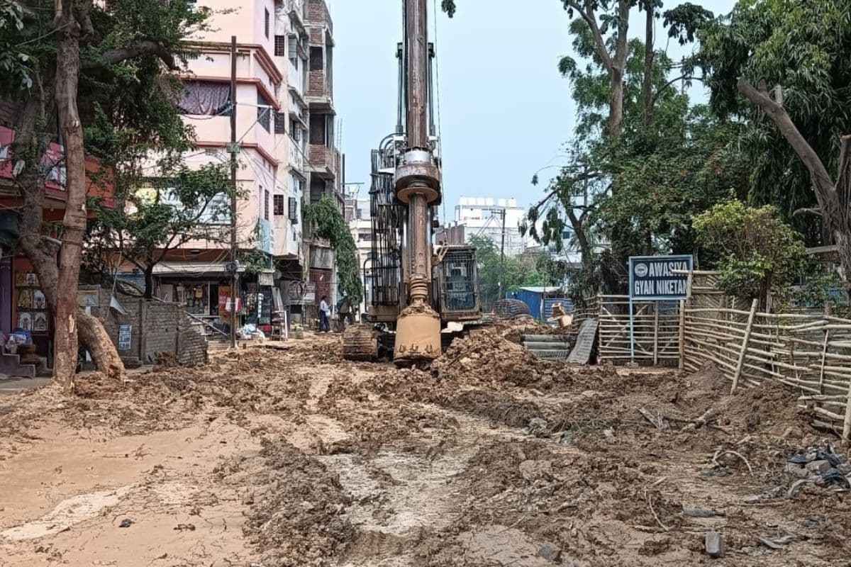 125 करोड़ की परियोजना पर सुस्त रफ्तार, एक साल बाद भी फाउंडेशन कार्य अधूरा