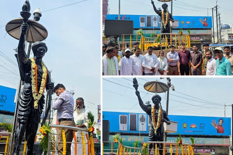 धनबाद में भगवान बिरसा मुंडा की पुण्यतिथि पर श्रद्धांजलि