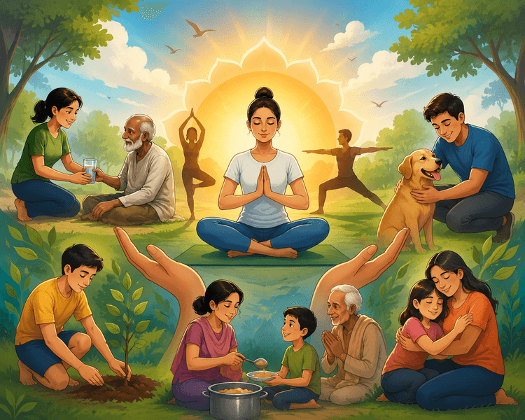 अंतरराष्ट्रीय योग दिवस पर बिहार योग विद्यालय का संदेश, दयालुता को बनाएं जीवन का आधार