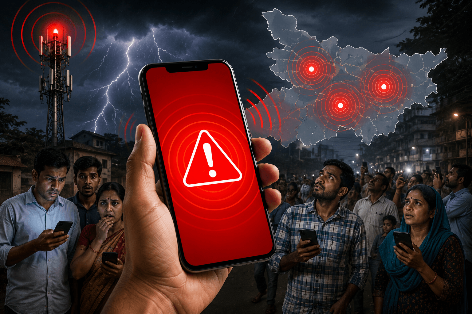 Breaking News: उत्तर बिहार में अचानक क्यों बजने लगे मोबाइल के इमरजेंसी सायरन? जानें वजह