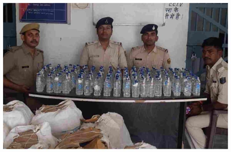 दरभंगा: तस्करों के मंसूबे नाकाम, अलीनगर पुलिस ने जब्त की 1350 लीटर नेपाली शराब