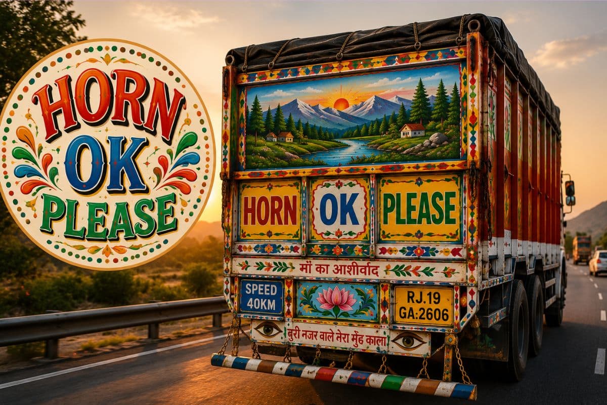 Horn OK Please का मतलब आधा भारत नहीं जानता, ट्रकों के पीछे क्यों लिखी होती है यह लाइन?