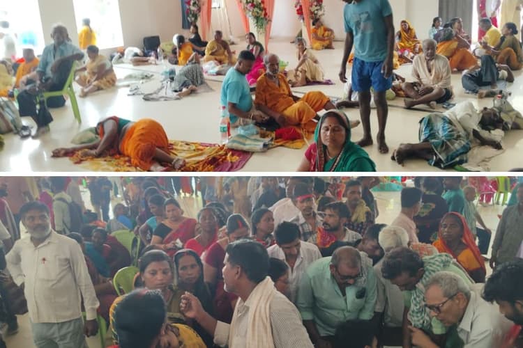 खगड़िया में बीमारियों का इलाज के दावे पर उमड़ी 5 हजार लोगों की भीड़, वायरल बाबा के शिविर पर उठे सवाल