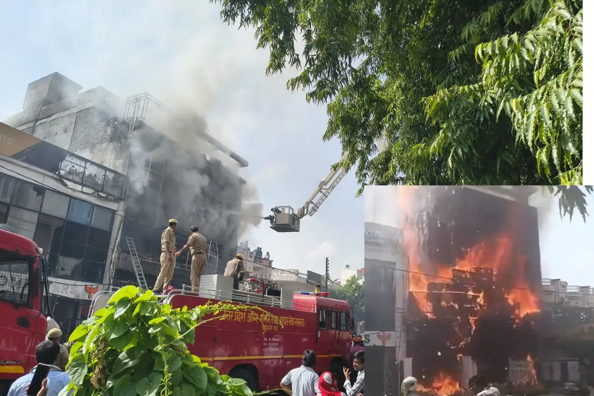 लखनऊ में भयावह अग्निकांड, चीख-पुकार के बीच 14 लोगों की मौत, लपटों से बचने को कूदे थे युवक