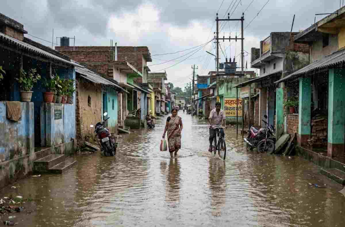 Madhubani Pre-Monsoon nandnagar-waterlogging-problem-monsoon Madhubani Pre-Monsoon nandnagar-waterlogging-problem-monsoon