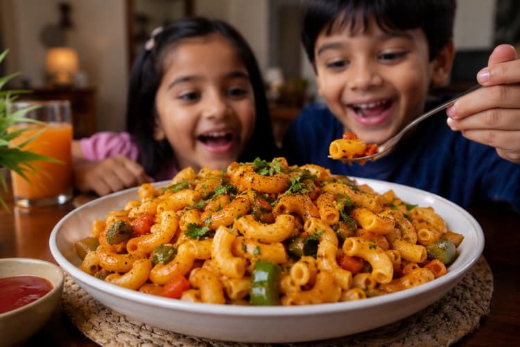 शाम के 6 बजते ही शुरू हो जाती है बच्चों की फरमाइश? 15 मिनट में बनाएं चटपटी मसाला मैकरोनी, जानें आसान रेसिपी