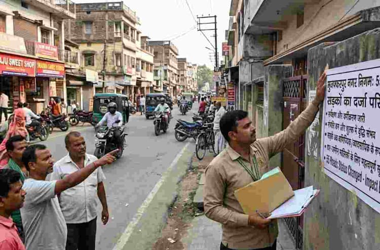 मुजफ्फरपुर में घर-जमीन वालों के लिए बड़ी खबर, 55 सड़कों का बदलेगा दर्जा, जेब पर पड़ सकता है असर