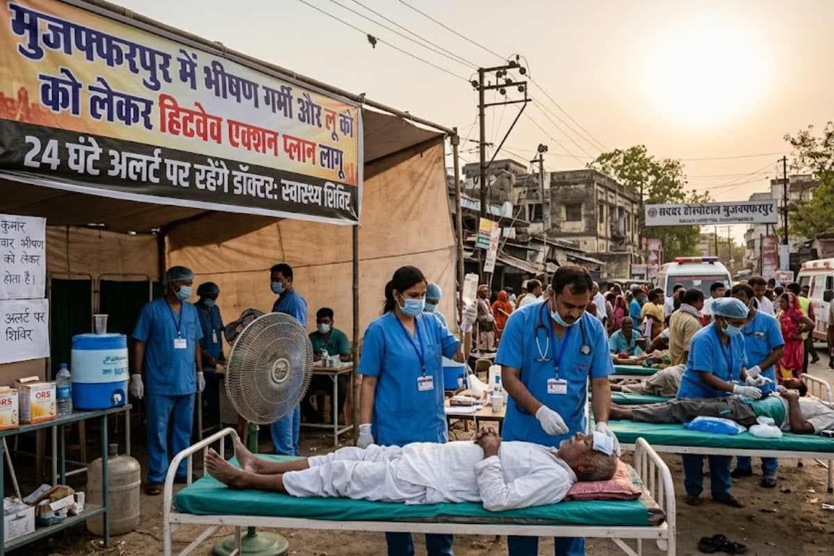 मुजफ्फरपुर: भीषण गर्मी और लू को लेकर हिटवेव एक्शन प्लान लागू, 24 घंटे अलर्ट पर रहेंगे डॉक्टर