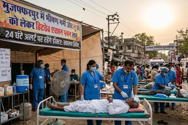 मुजफ्फरपुर: भीषण गर्मी और लू को लेकर हिटवेव एक्शन प्लान लागू, 24 घंटे अलर्ट पर रहेंगे डॉक्टर