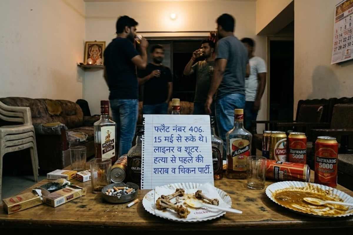 मुजफ्फरपुर गोविंद हत्याकांड: फ्लैट नंबर 406 में 15 मई से रुके थे शूटर, हत्या से पहले की शराब-चिकन पार्टी