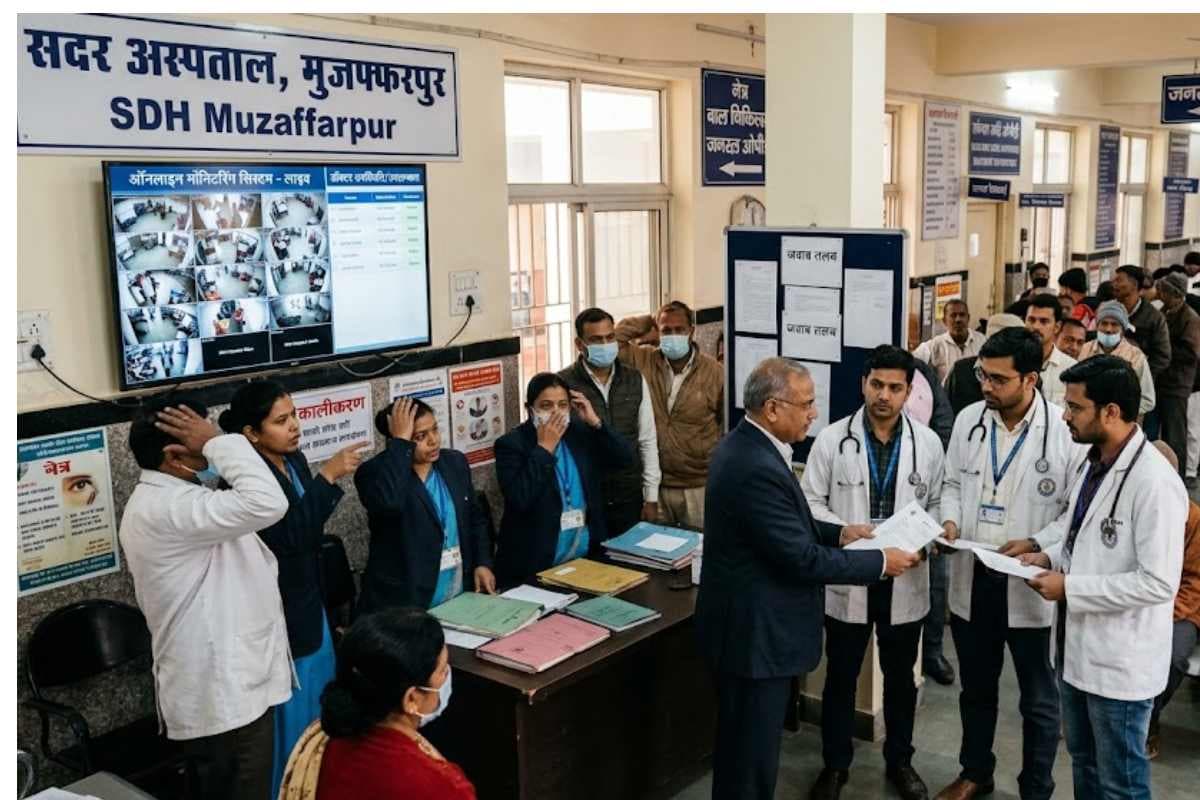 मुजफ्फरपुर: ऑनलाइन मॉनिटरिंग से हड़कंप, ओपीडी में लापरवाही पर कई डॉक्टरों से जवाब तलब