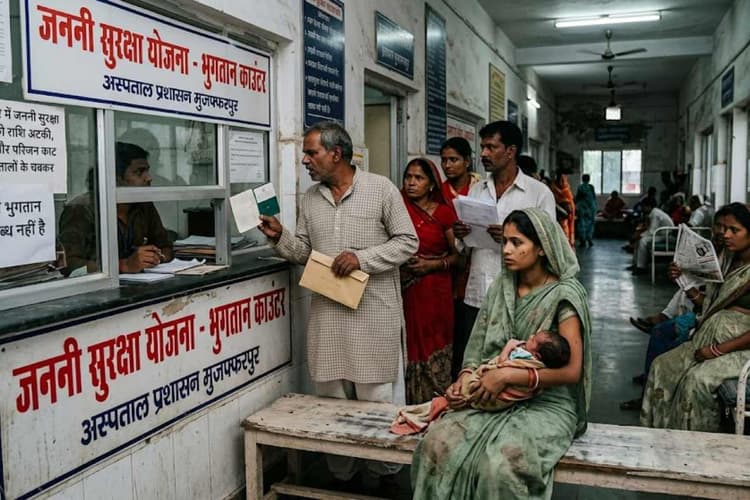 मुजफ्फरपुर: जननी सुरक्षा योजना की राशि अटकी, प्रसूताएं और परिजन काट रहे अस्पतालों के चक्कर