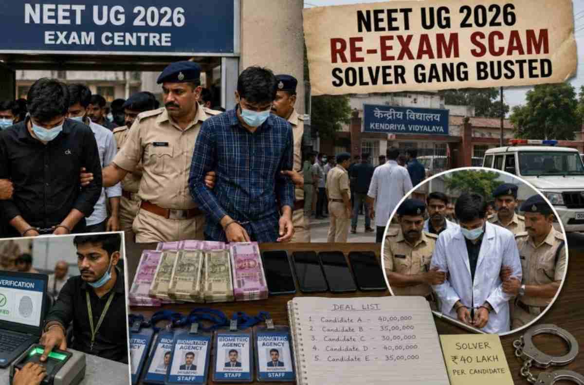 Bihar NEET Scam: लखीसराय में पकड़े गए सॉल्वर गैंग का मुजफ्फरपुर लिंक, मेडिकल छात्र गिरफ्तार