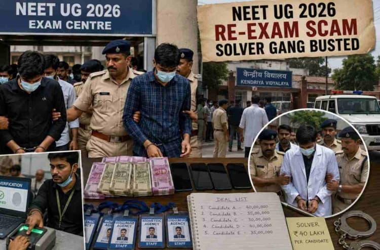 Bihar NEET Scam: लखीसराय में पकड़े गए सॉल्वर गैंग का मुजफ्फरपुर लिंक, मेडिकल छात्र गिरफ्तार
