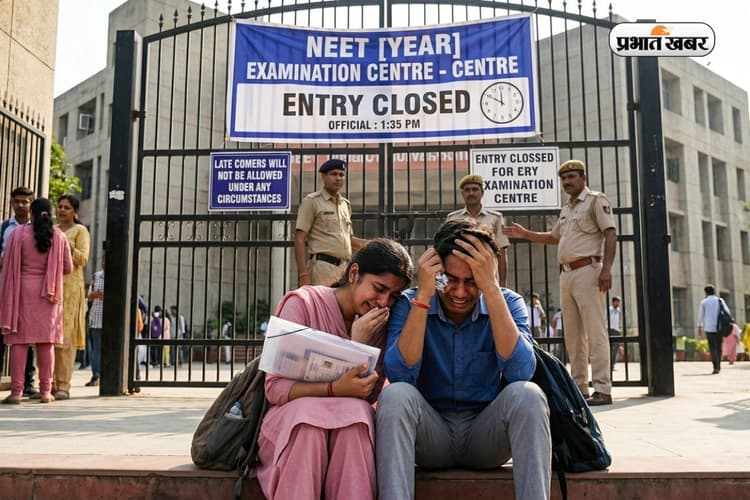 रोते-रोते हुए बुरा हाल, सिर्फ 2 मिनट की देरी और मुंबई के दो छात्र को NEET देने से रोका गया