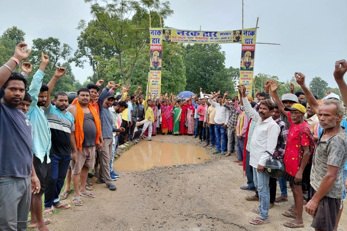 Namkum Bad Road Protest Namkum Bad Road Protest