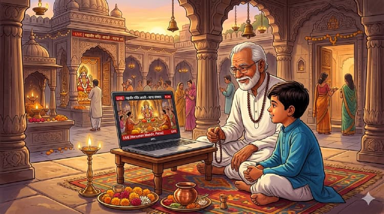 Live Aarti Patna: महावीर मंदिर और इस्कॉन मंदिर में घर बैठे करें ऑनलाइन दर्शन