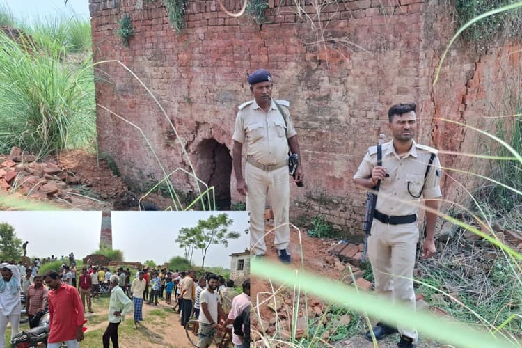 सीवान में चिमनी के गड्ढे में ईंटों से दबा मिला महिला का शव, मौके से मंगलसूत्र बरामद, इलाके में सनसनी