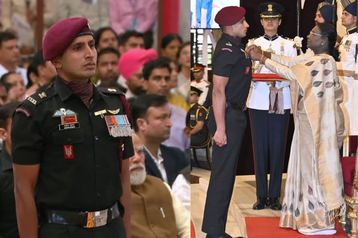 गया जी के लाल मेजर आशीष कुमार को मिला शौर्य चक्र, राष्ट्रपति द्रौपदी मुर्मू ने किया सम्मानित
