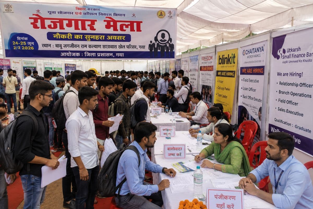 आइए और नौकरी पाइए, गया जी में 24-25 जून को लगेगा रोजगार मेला, इतने पदों पर होगी भर्ती