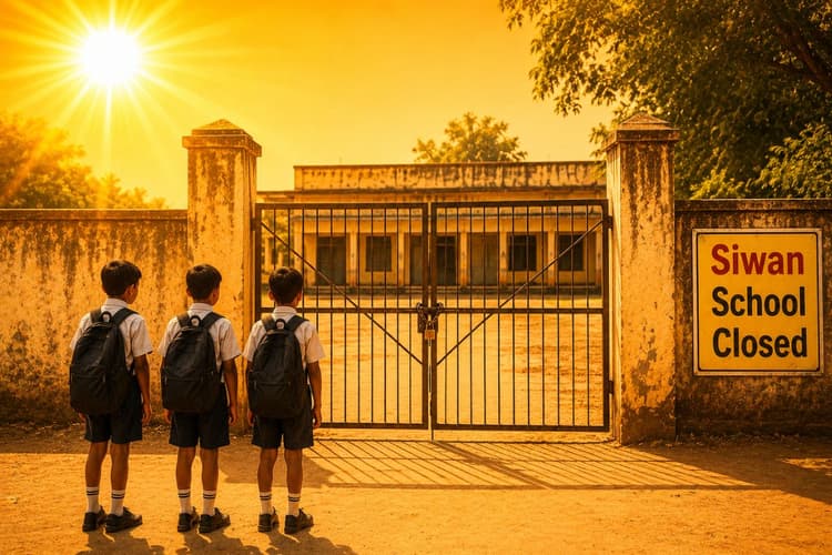 सीवान में भीषण गर्मी के कारण 20 जून तक आठवीं तक की सभी कक्षाएं बंद, डीएम का आदेश जारी