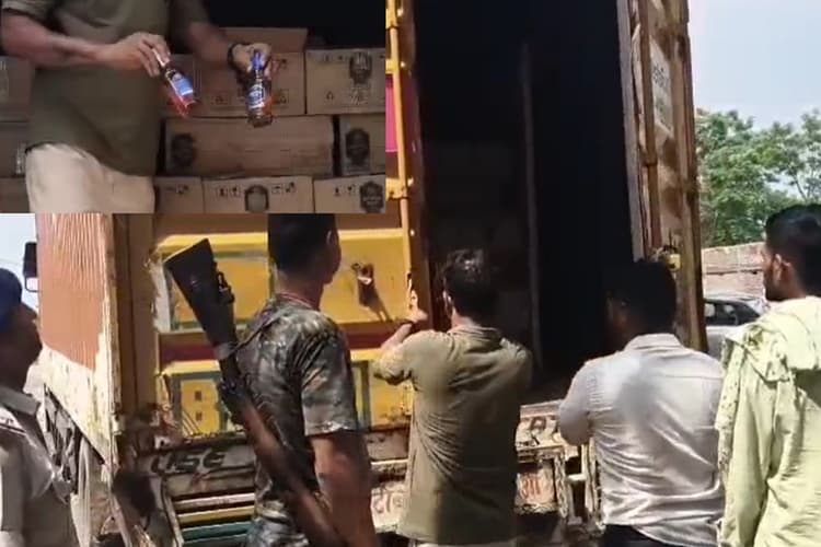 गया पुलिस ने 35 लाख की विदेशी शराब की जब्त, राजस्थान का तस्कर भी गिरफ्तार, 15 दिन में दूसरी बड़ी कार्रवाई