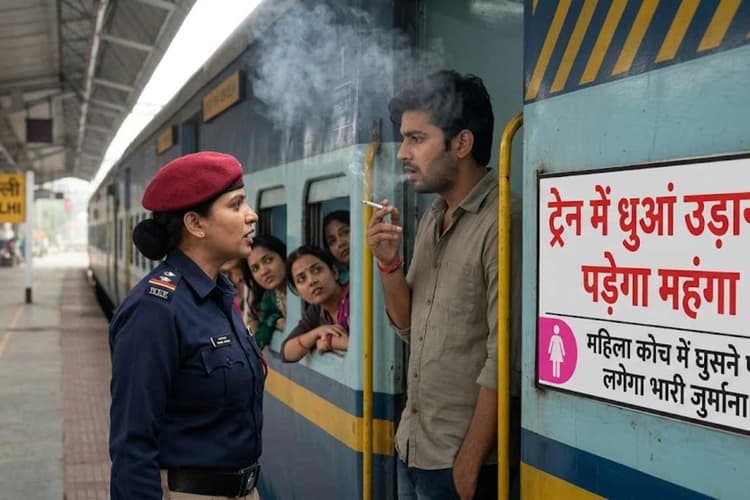 Railway New Fine Rules: ट्रेन में धुआं उड़ाना पड़ेगा महंगा, महिला कोच में घुसने पर लगेगा भारी जुर्माना