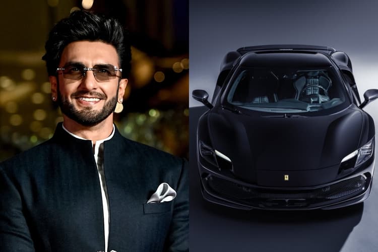 Ferrari 296 GTB में स्पॉट हुए रणवीर सिंह, करोड़ों की कार ने खींचा ध्यान, देखें वीडियो