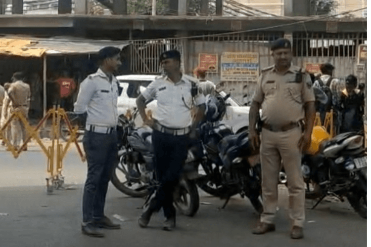 नीट परीक्षा को लेकर बापू परीक्षा केंद्र पर कड़ी सुरक्षा व्यवस्था, पुलिस का सख्त पहरा