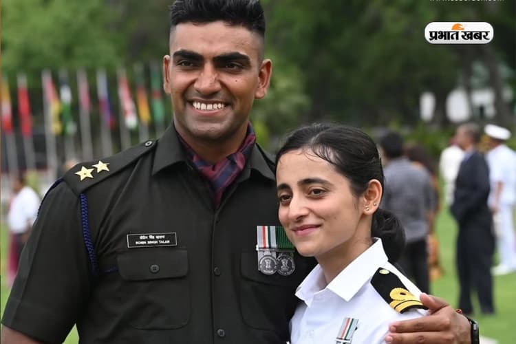 एक को मिला समंदर, दूसरा बना जमीन की ढाल, मिलिए देश के अनोखे 'फौजी कपल' से