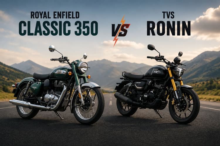 Royal Enfield Classic 350 का रेट्रो स्टाइल या TVS Ronin के एडवांस्ड फीचर्स? जानें किसे चुनना रहेगा फायदे का सौदा