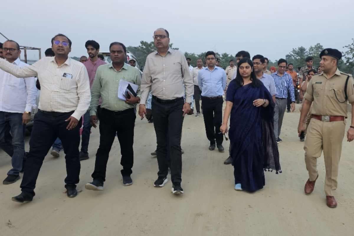 शिवहर: लघु जल संसाधन सचिव ने किया बेलवा घाट डैम का निरीक्षण, दिए कड़े निर्देश